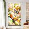 (40*70cm)Flower Egg Butterfly - Full Round Drill Diamond Painting