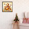 >SALE<5D DIY Full Round Drill Diamond Painting Bear and Bee Kit Home Decoration30x30cm