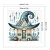 Halloween Hut-11CT Stamped Cross Stitch 40*40cm/15.75*15.75in tapestrymarket