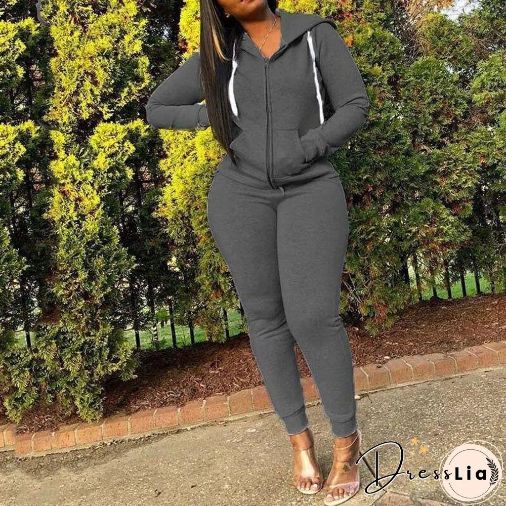 Autumn Tracksuit Women Sets Sweat Suits Ladies Winter Two Piece Outfits Female Joggers
