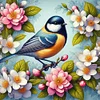 (US Local)Bird-Paint By Numbers Kit(30x30cm)