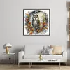 (Multi Style)Butterfly-Partial Embroidery 2 Strands 14CT Stamped Cross Stitch-45*35CM