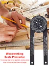 Woodwork Mitre Saw Protractor Accurate Angle Finder Tool (without pencil)