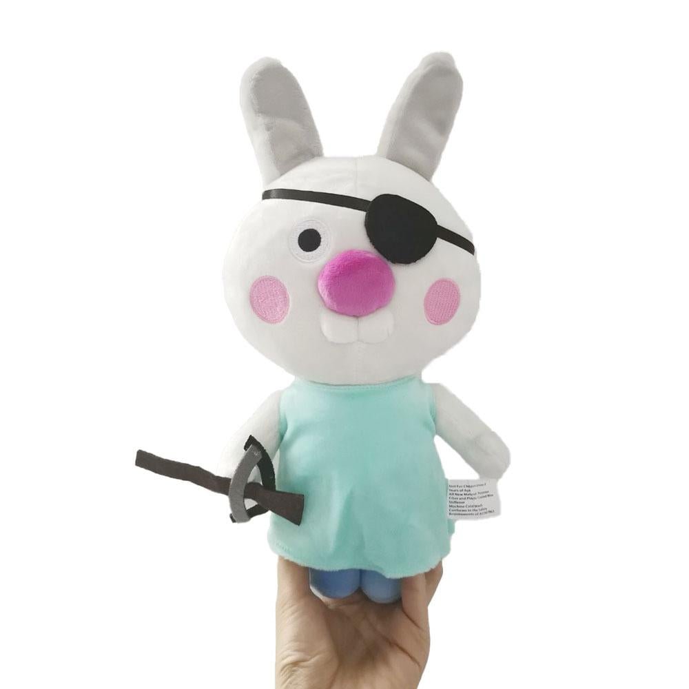 Bunny Roblox Piggy Plushie One-Eyed Stuffed Animal Holiday Toys for Kids
