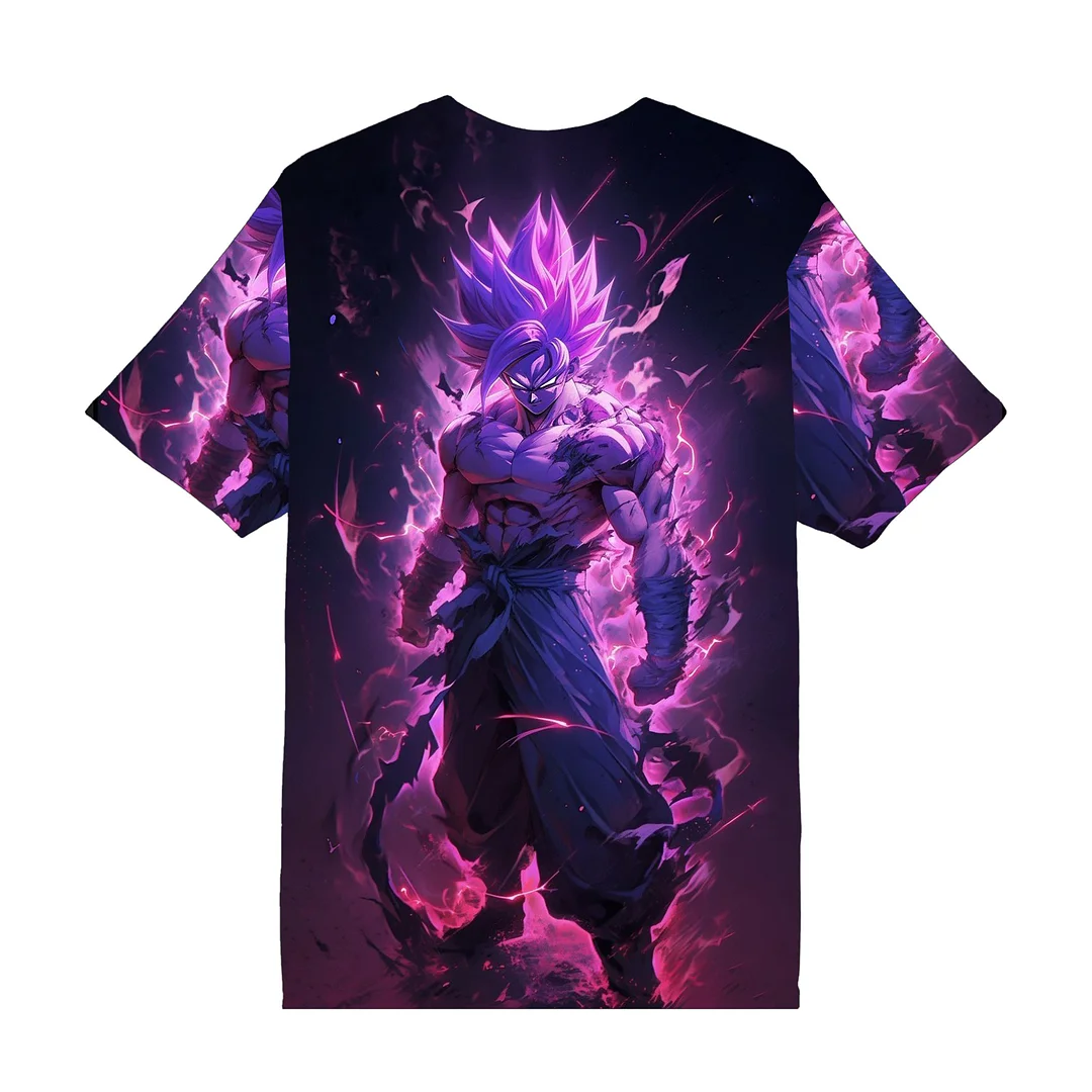 Dragon Ball Super Saiyan Anime Printed Men's T-Shirt