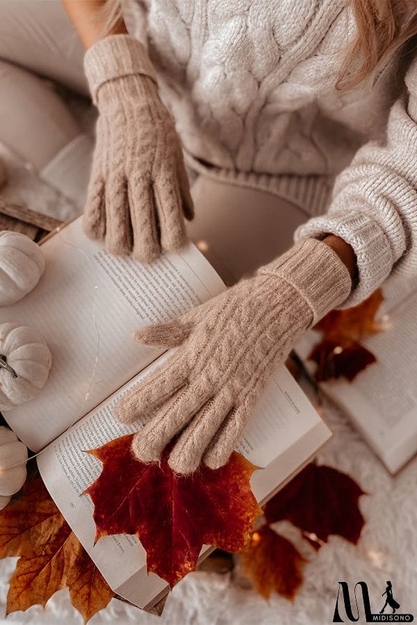 MidiSono - Warm Fleece Touch Screen Knitted Gloves