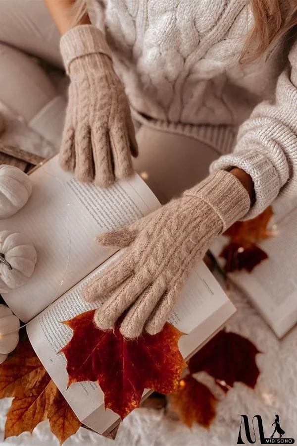 MidiSono - Warm Fleece Touch Screen Knitted Gloves
