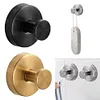 2/4/6/8/10PCS Suction Cup Hooks Stainless Steel Loofah Towel Coat Bath Robe Hook