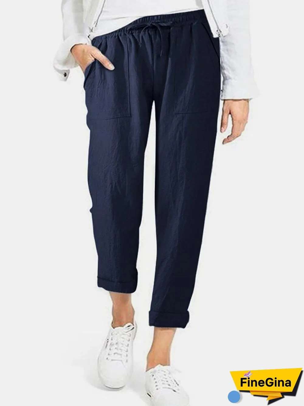 Women's Fashion Simple Comfortable Casual Trousers