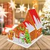 DIY Christmas House Diamond Painting Wooden Desktop Decor