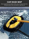 Auto Washing Mop Long Handle Vehicle Care Cleaner Chenille Auto Care Accessories