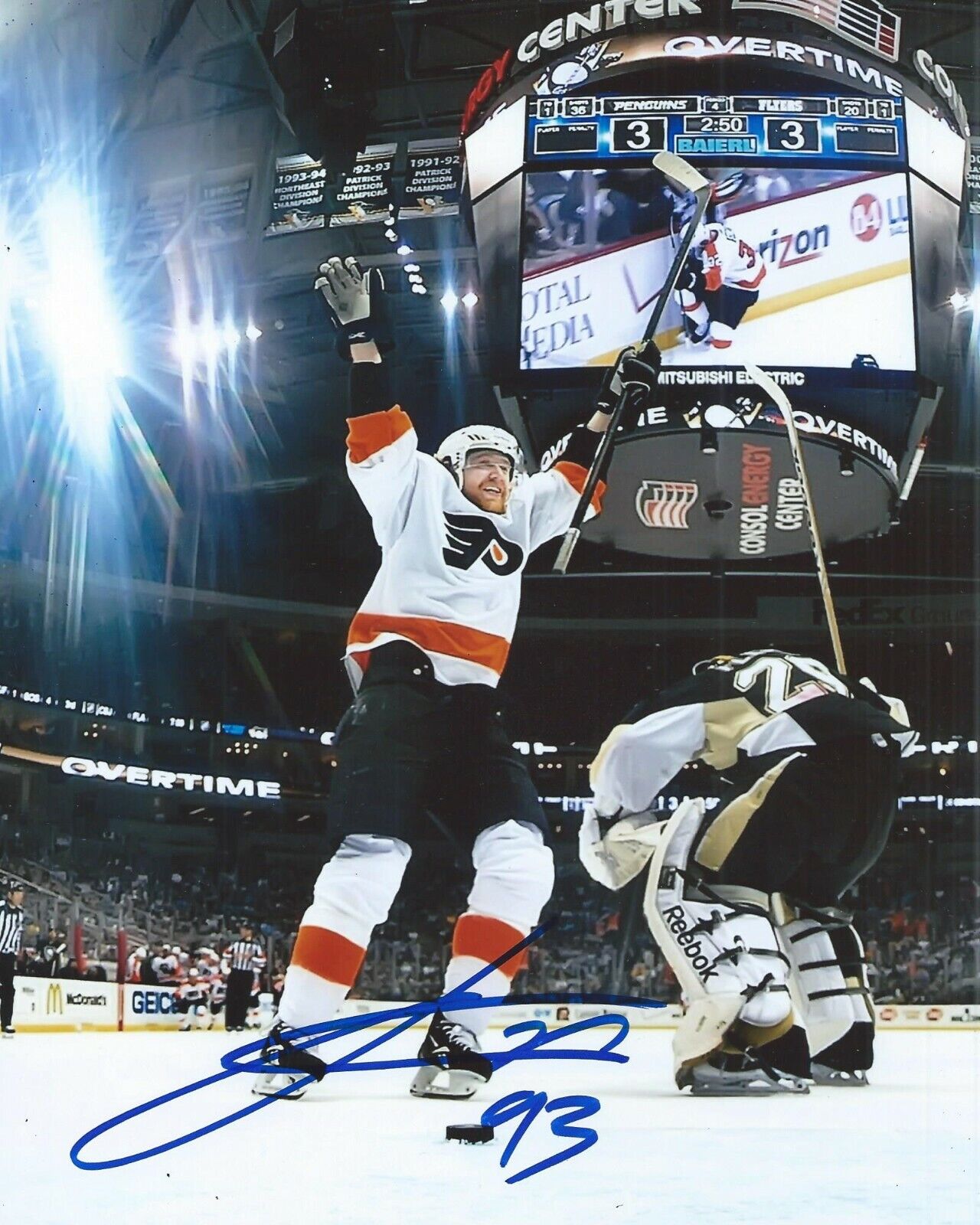 Jakub Voracek Signed 8x10 Photo Poster painting Philadelphia Flyers Autographed COA D