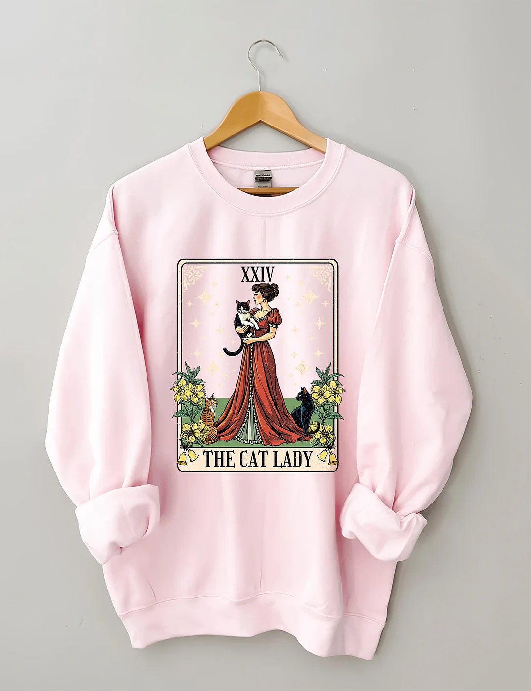 Cat Lady Tarot Card Sweatshirt