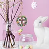 6Pcs Diamond Painting Double Sided Easter Cross Diamond Painting Art Keyring