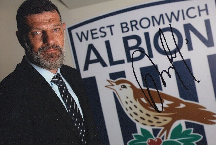 Slaven Bilic Hand Signed 12x8 Photo Poster painting - West Brom - Football Autograph.