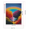 uk.everydayedeals (Limited Stock)Diamond Painting - Round AB Drills - Rainbow(45*55cm)
