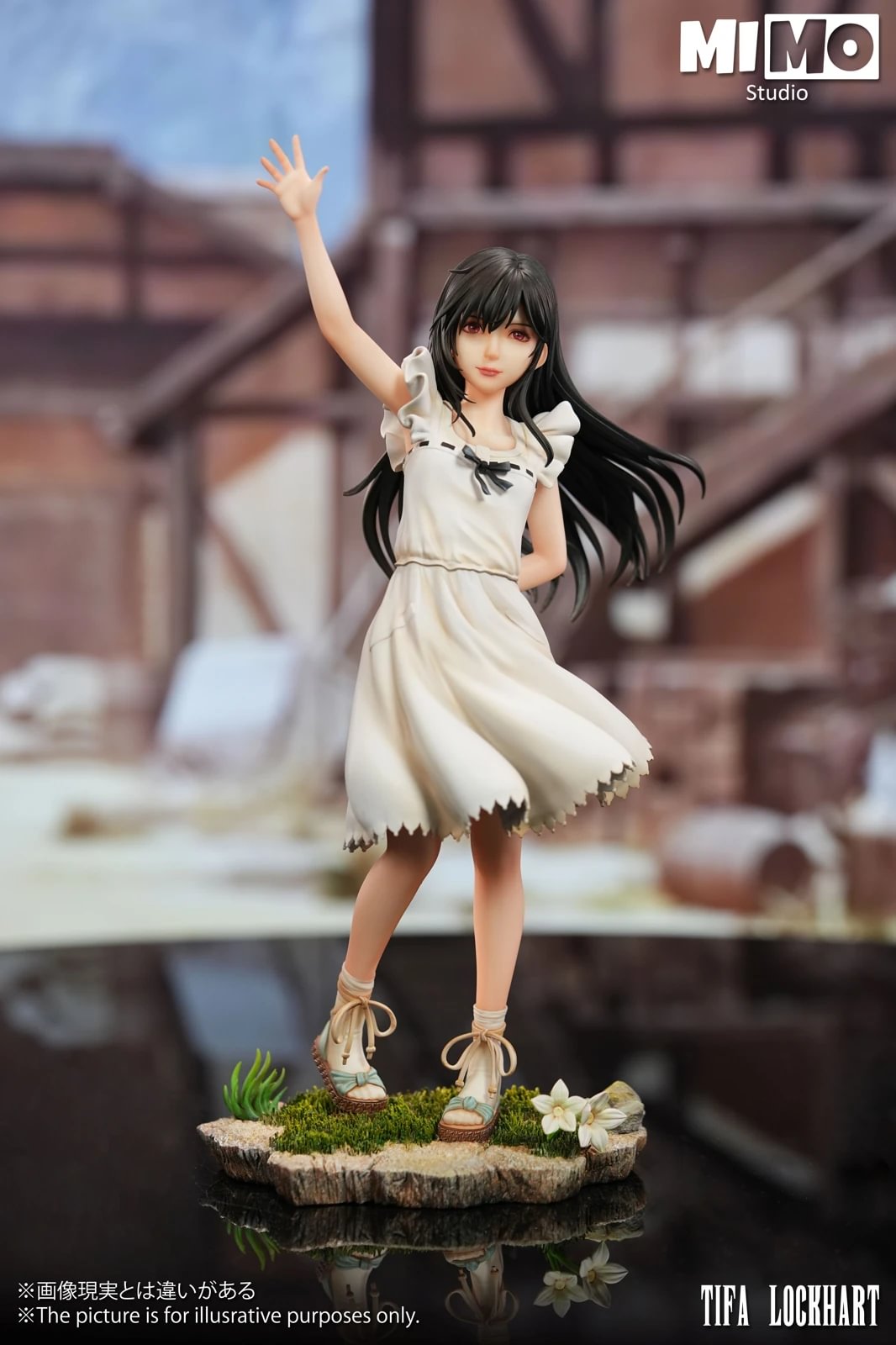 もくもくFINAL FANTASY VII Tifa Lockhart 1/6 Scale Childhood Tifa Lockhart - (FF7) Final Fantasy VII Resin