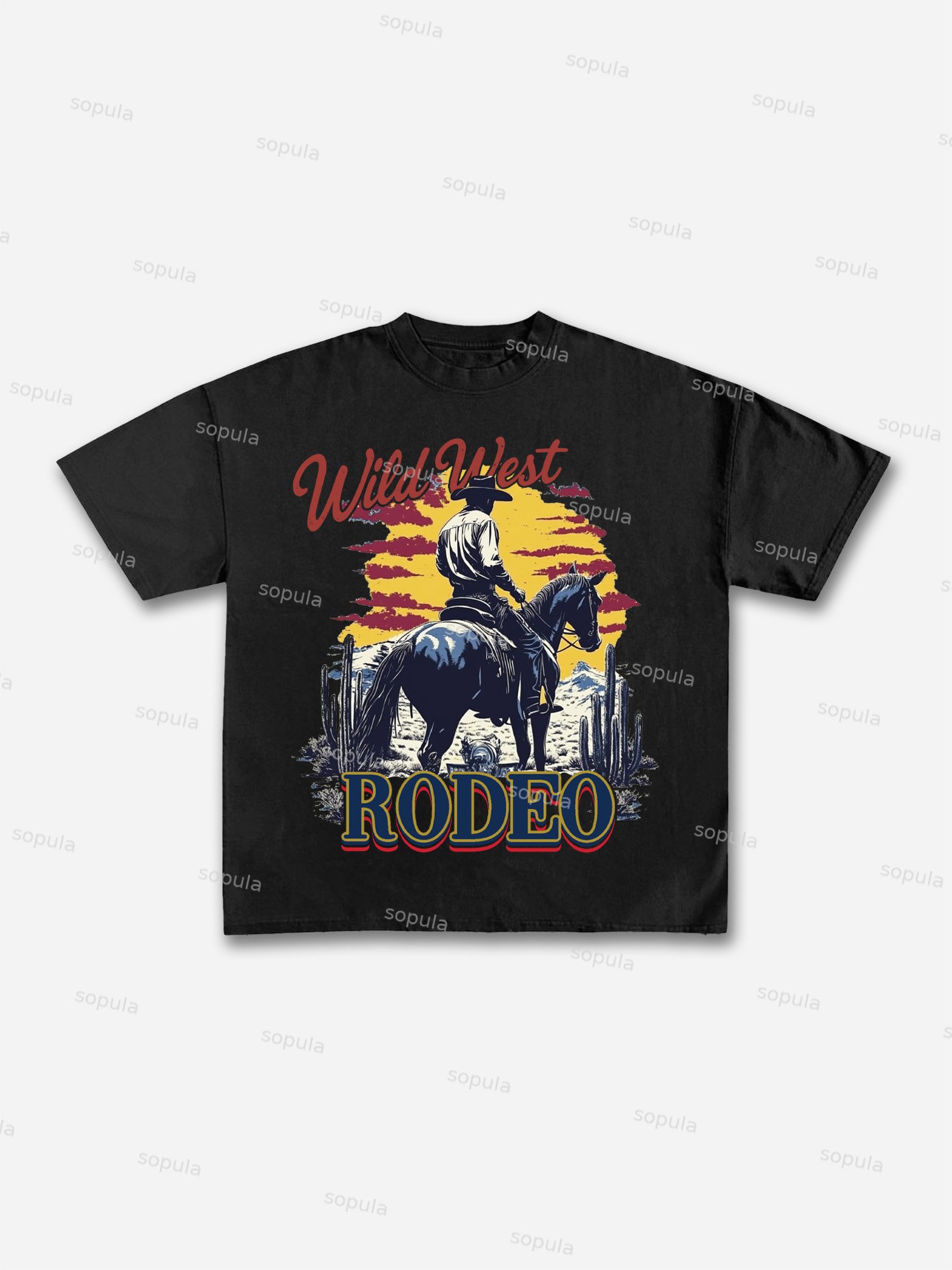 Coors Banquet Rodeo Classic Graphic Cotton T-shirt - Sopula｜Premium Graphic Tees & Graphic Clothing