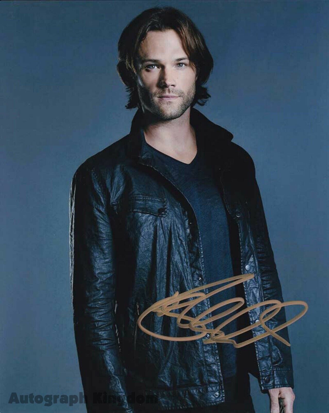 Jared Padalecki Sam Winchester Supernatural TV 8 x 10 Autographed Photo Poster painting (RP6)