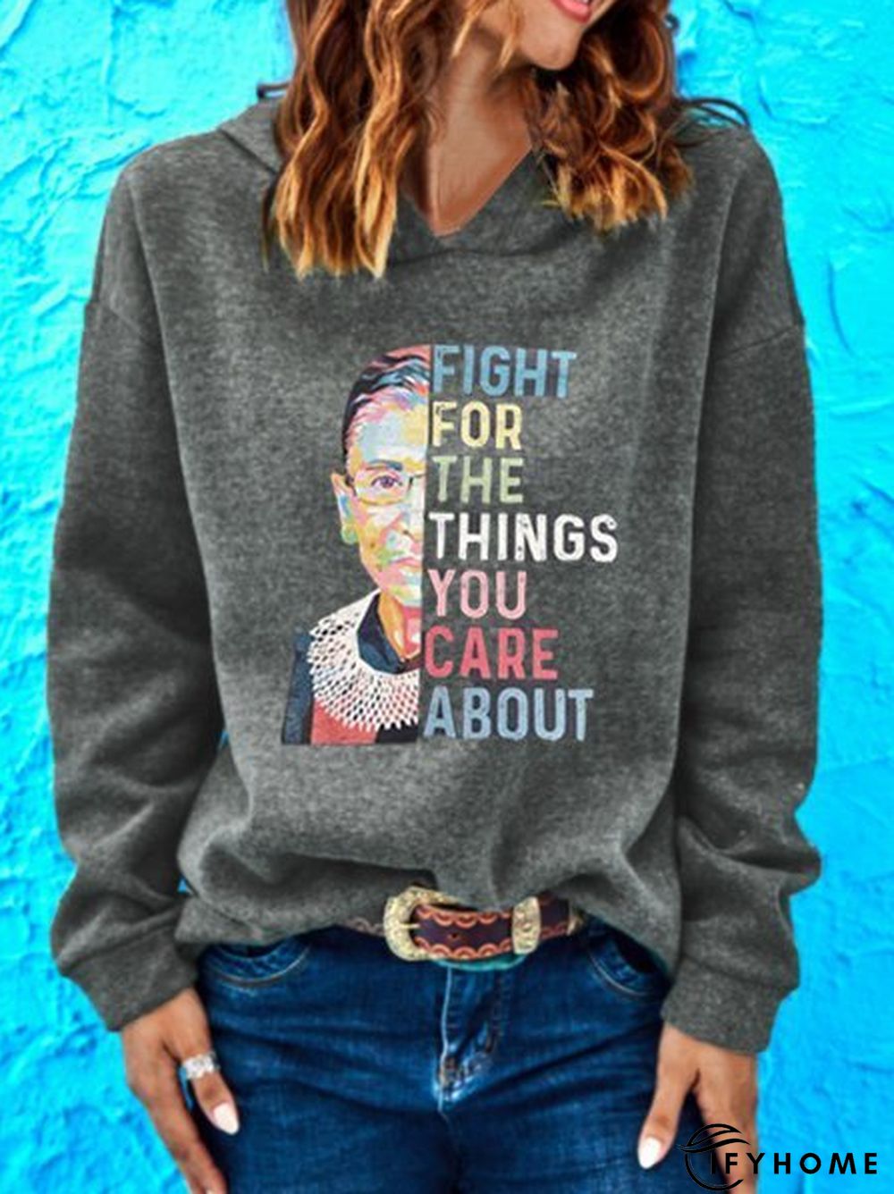 Long Sleeve Plain Sweatshirt | IFYHOME