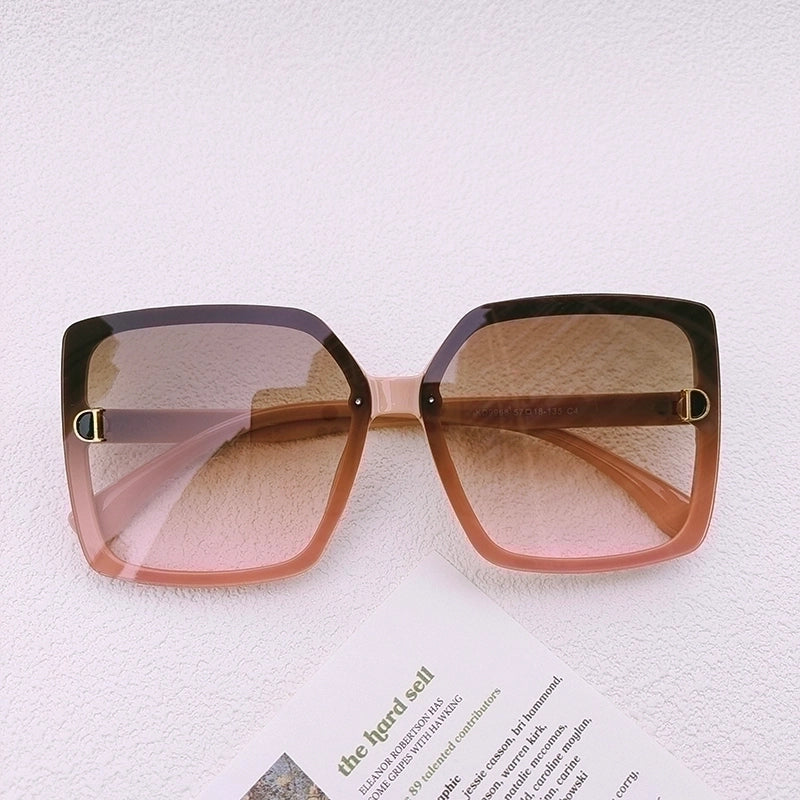 Ig Style Casual Geometric Pc Resin Square Full Frame Women’s Sunglasses