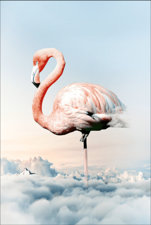 

Flamingo Above Clouds – Paint By Numbers - 40*50CM, 501 Original