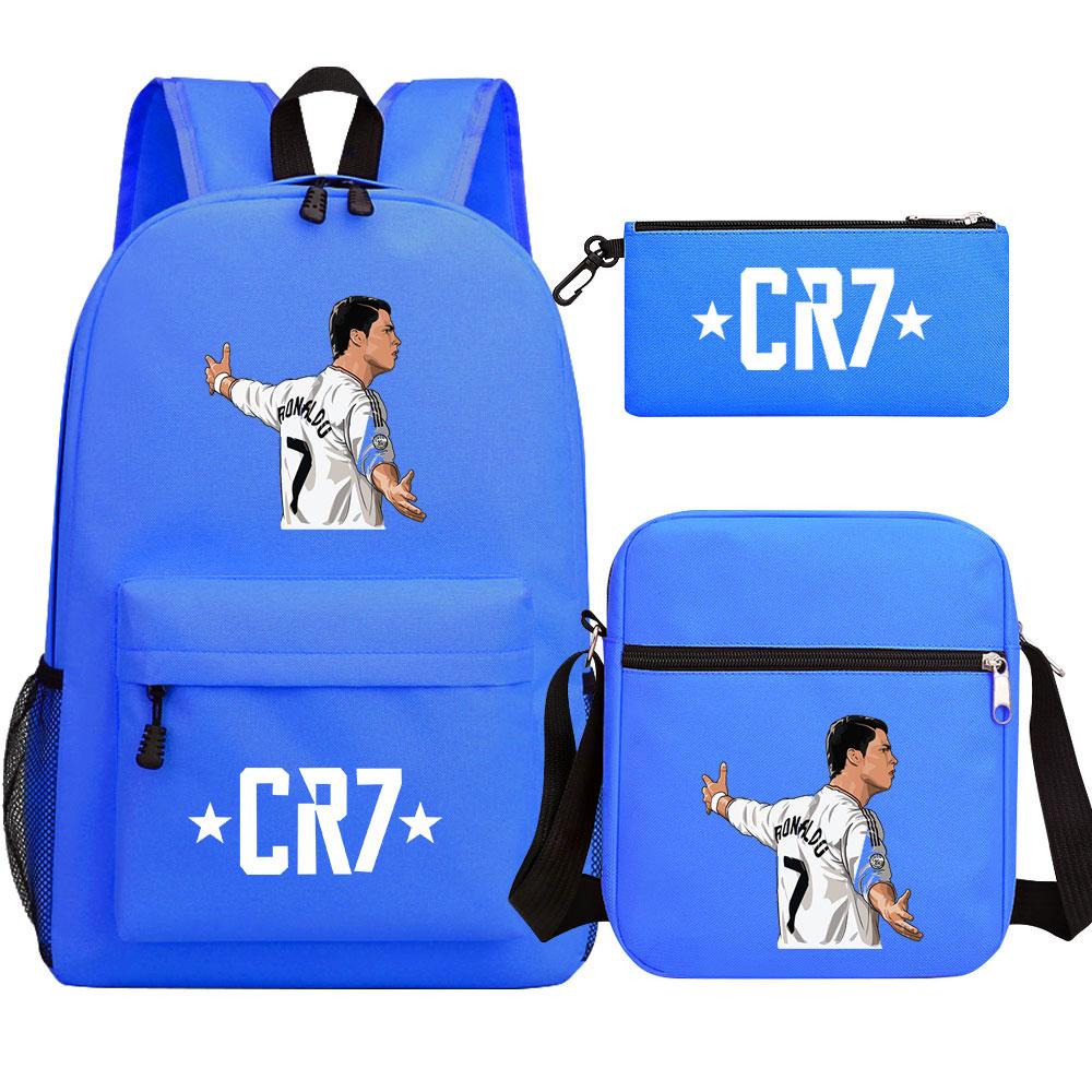 Mayoulove Cristiano Ronaldo Backpack Lightweight Design for School and Outdoor Activities-Mayoulove