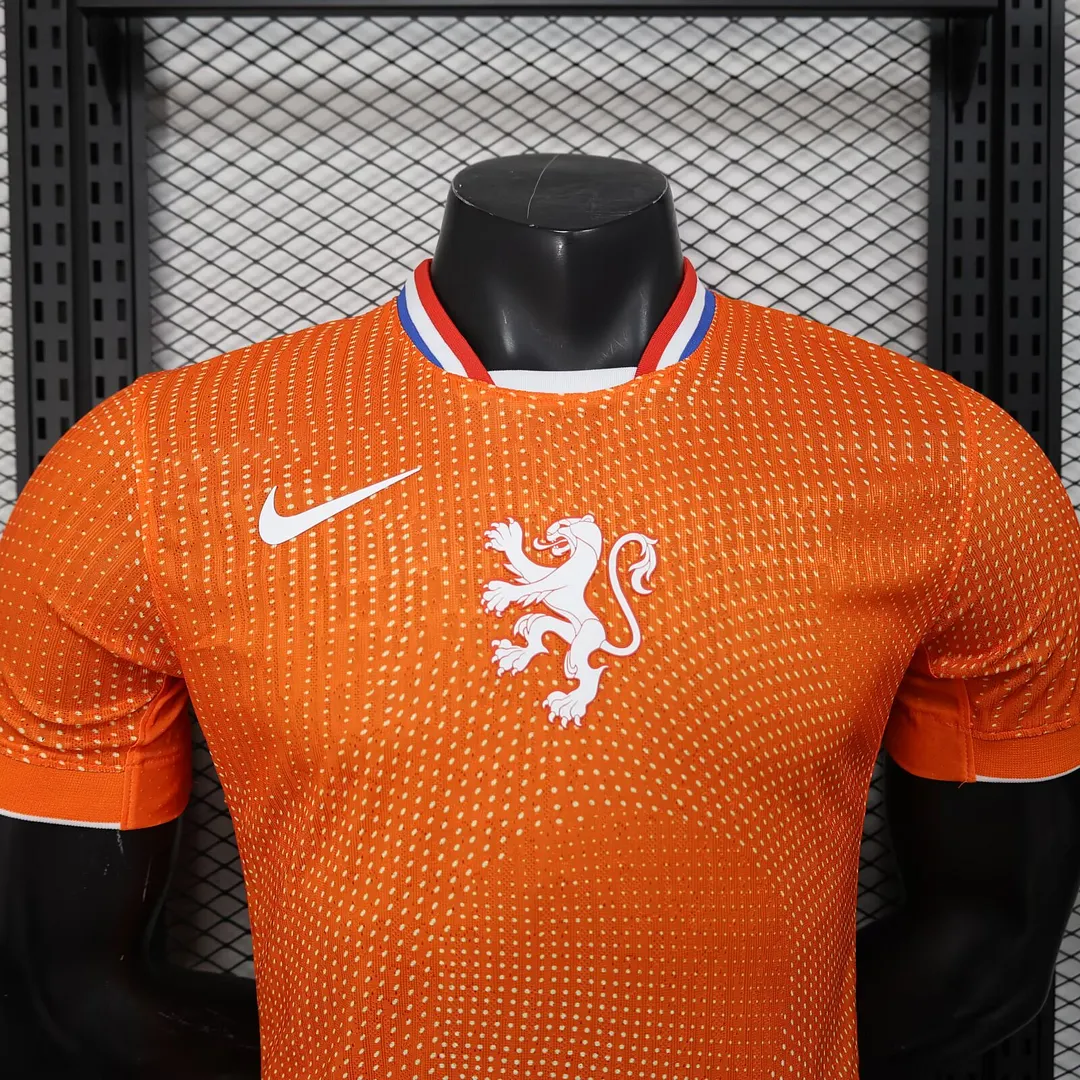 2025 Netherlands Home Player Version Men's Football T-Shirt