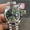 Rolex Datejust 41 m126300-0020 Stainless Steel on Jubilee with Mint Green Dial and Smooth Bezel Super Clone