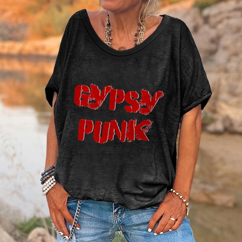 Gypsy Punk Printed Women's T-shirt
