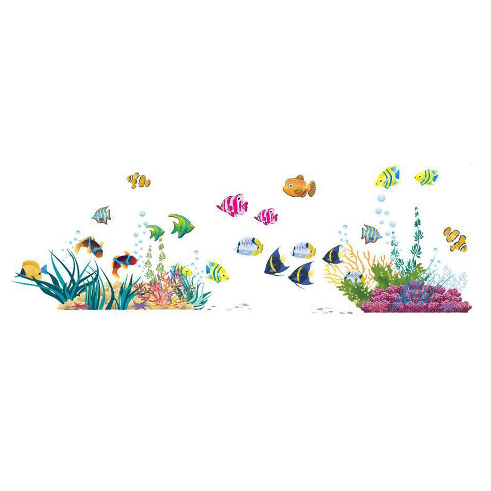 

Waterproof Decal Ocean Fish Removable Wall Sticker Children Room Home Decor, 501 Original