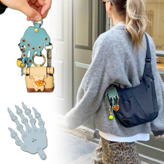 Ultimate Hand key chain Pattern Template - With Instructions