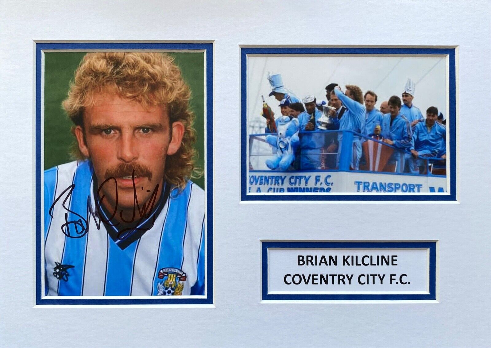 BRIAN KILCLINE HAND SIGNED A4 Photo Poster painting MOUNT DISPLAY COVENTRY CITY AUTOGRAPH 5