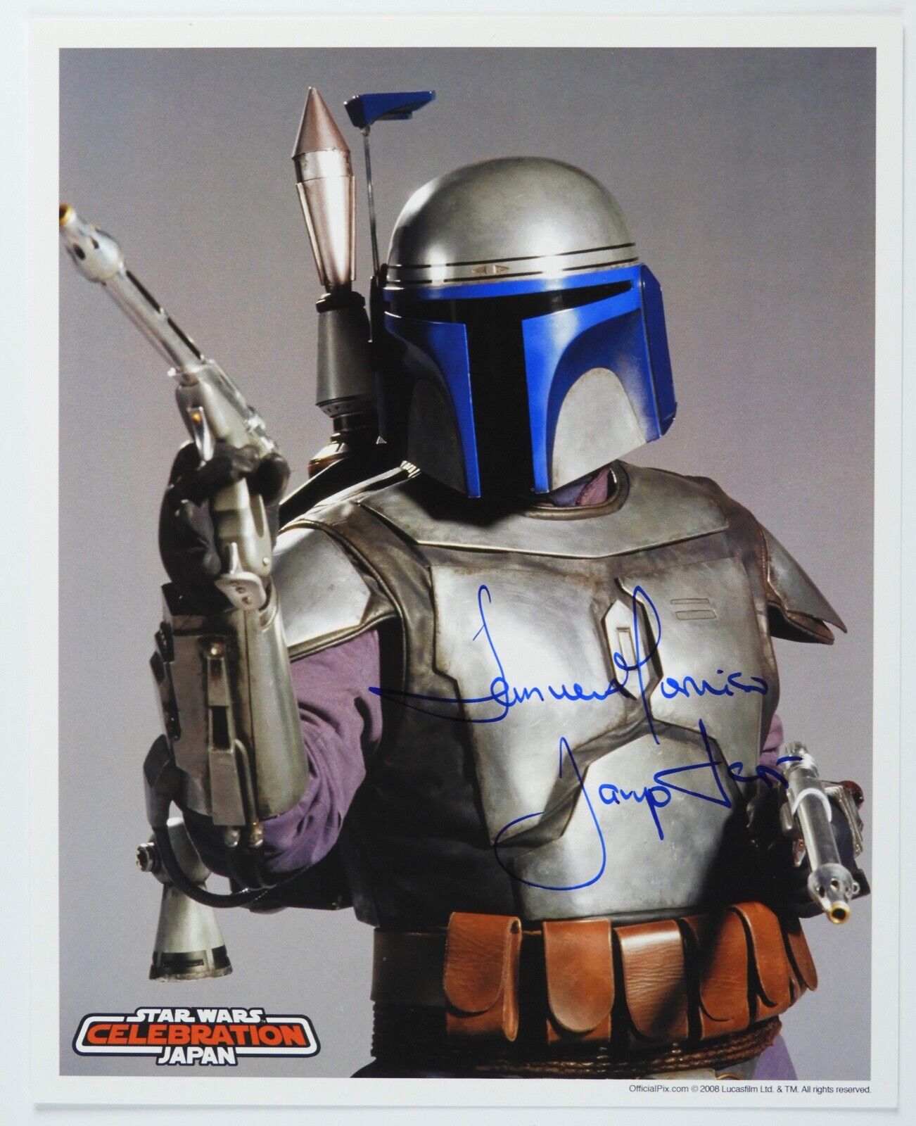 Star Wars Temuera Morrison Autograph Signed Photo Poster painting 8 x 10 Official Pix Jango Fett