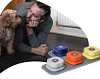 Recordable talking dog button with mat, stickers and training guide