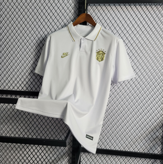 2022 POLO Brazil White Football Shirt