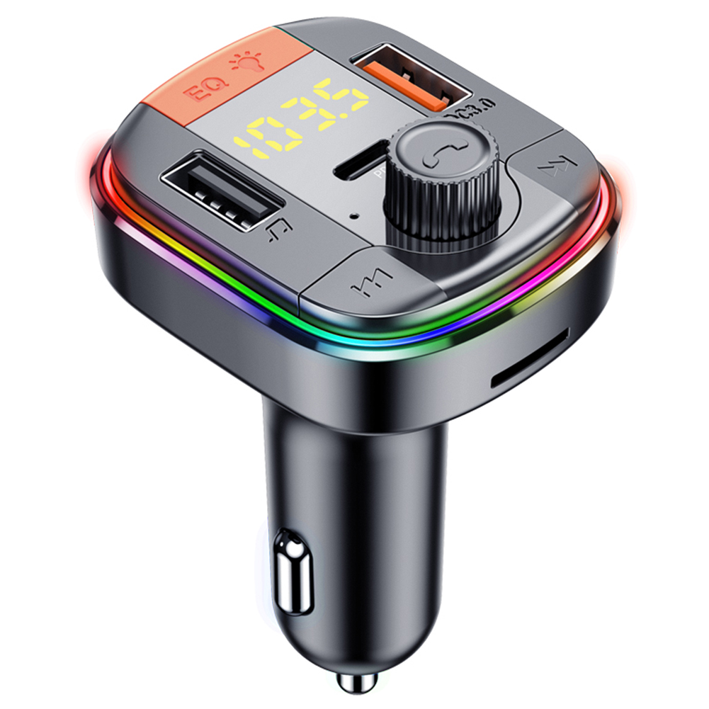 

Car Bluetooth-compatible 5.0 MP3 Player TF U Disk Lighting Handsfree Dual USB Charger, 501 Original
