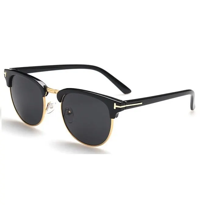 Unisex Classic Semi-Rimless Sunglasses Eyeglasses