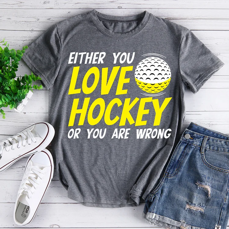 Hockey Player T-Shirt-07848-Annaletters