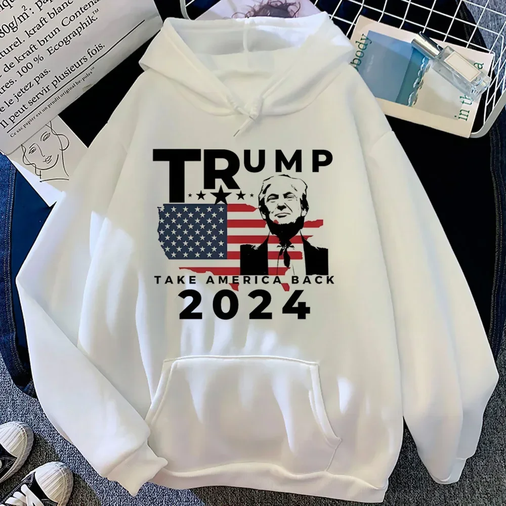 Tarewheels Wimawait Donald Trump Printed Hoodie – Unisex Loose Hooded Sweatshirt  