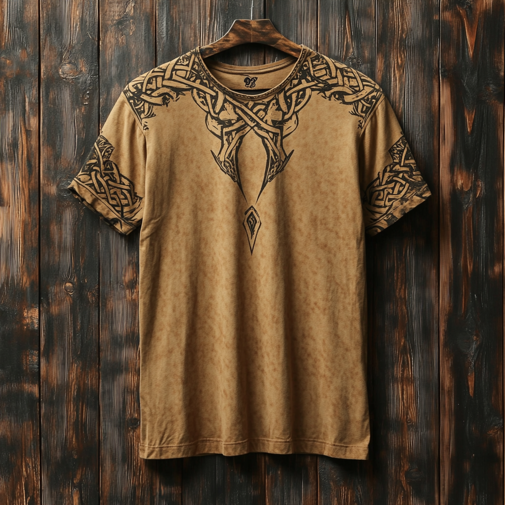 Men's Vintage Viking Knot Totem T-Shirt / Rvogue / Rvogue