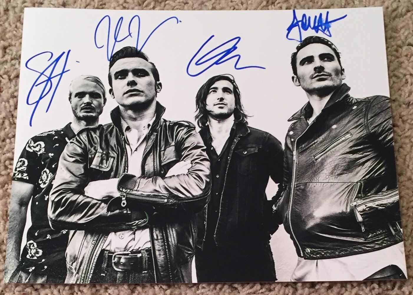 THE SHELTERS BAND SIGNED AUTOGRAPH 8x10 Photo Poster painting C w/PROOF CHASE SIMPSON +3