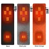 USB Rechargeable Heated Sleeping Bag Pad 3 Heat Levels 5 Heating Zones for Tent