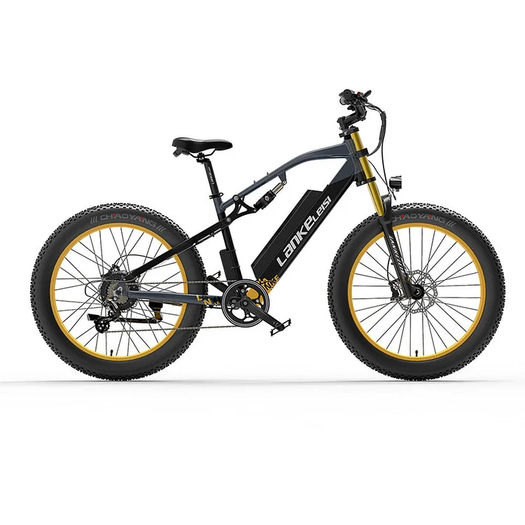 LANKELEISI RV700 16Ah 48V 1000W Electric Bicycle 26inch 42km/h Max speed Max Load 150kg