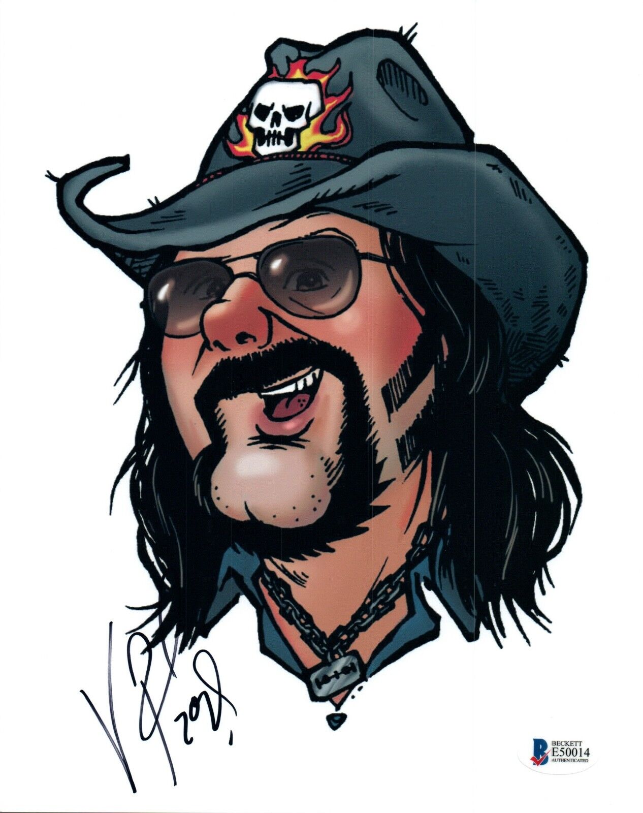 Vinnie Paul Signed Autograph 8x10 Photo Poster painting PANTERA & HELLYEAH Drummer Beckett COA