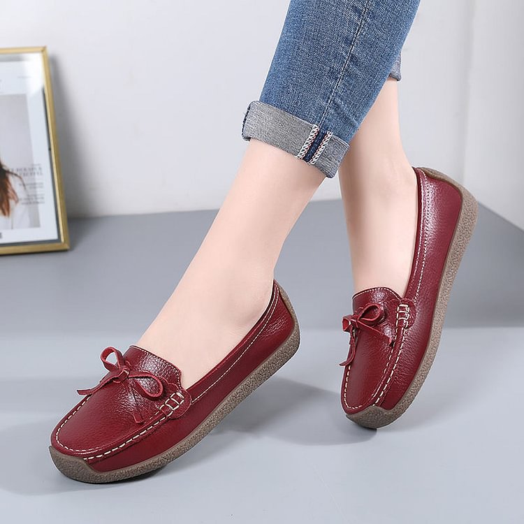 Leather women's flat shoes handmade women's casual leather shoes multicolor leather moccasin 
