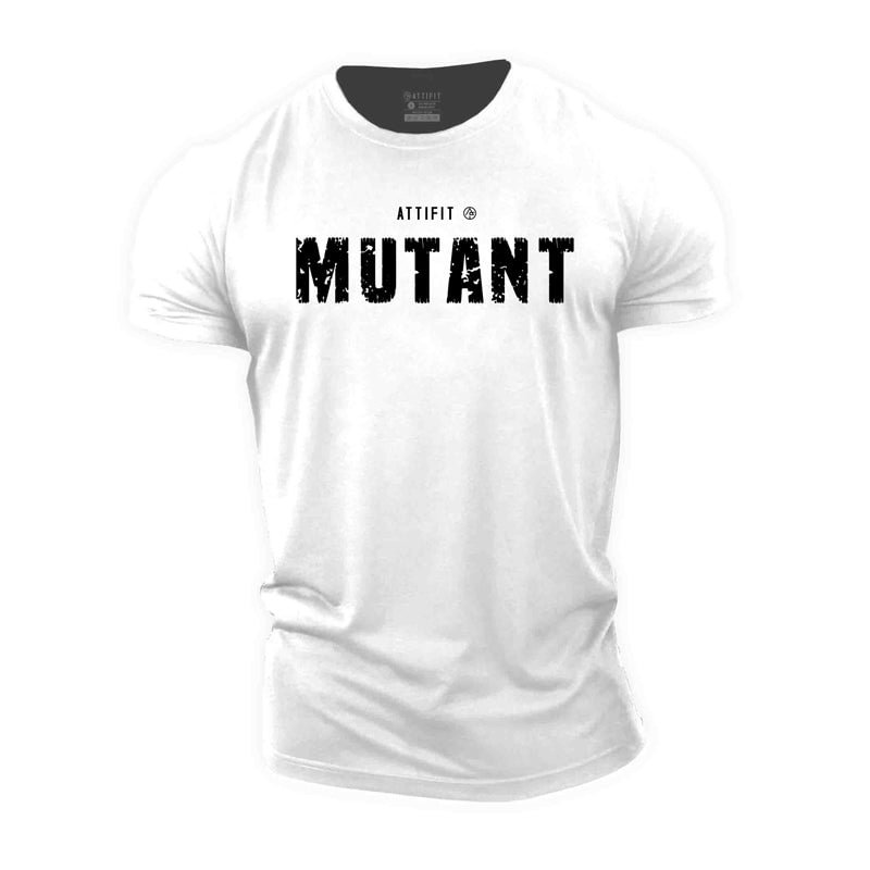 Cotton Mutant Pattern Graphic T-shirts tacday