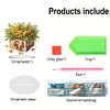 (US Local)Flower Double Sided Effect Table Top Diamond Painting Desktop Ornaments Kit (Christmas)