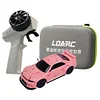 R02 1/64 Full-Scale Mini Remote Control Car 2.4GHz, 1m/s Speed, Rear-Wheel Drive, Equipped With LED Lights and a Portable Carrying Bag.