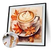 uk.everydayedeals Paint By Number - Oil Painting - Autumn Coffee(20*20cm)